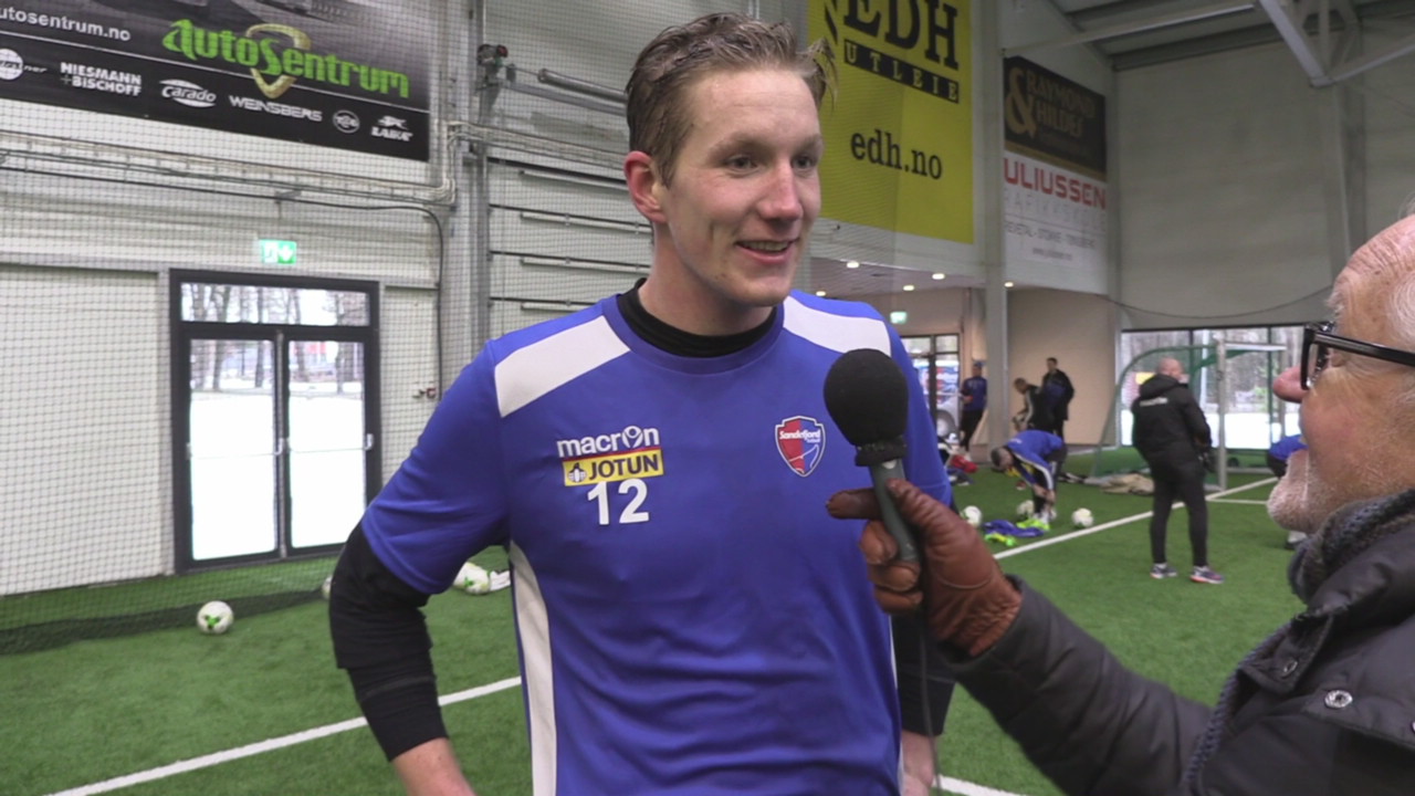 Holmen Johansens første trening